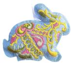 foto Vy��van� dekorace - bled�modr� zaj��ek